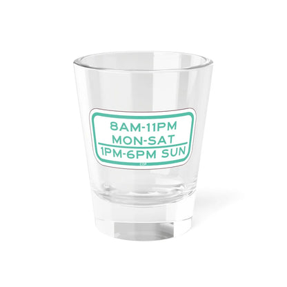 PBOT Road sign P4690 (Oregon) (Road Sign) Shot Glass 1.5oz 1.5oz - Go Mug Yourself