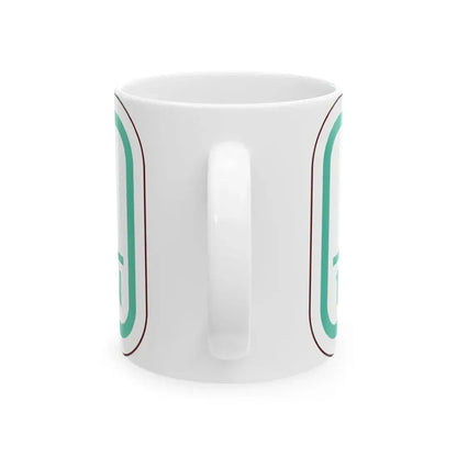 PBOT Road sign P4690 (Oregon) (Road Sign) White Coffee Mug - Go Mug Yourself