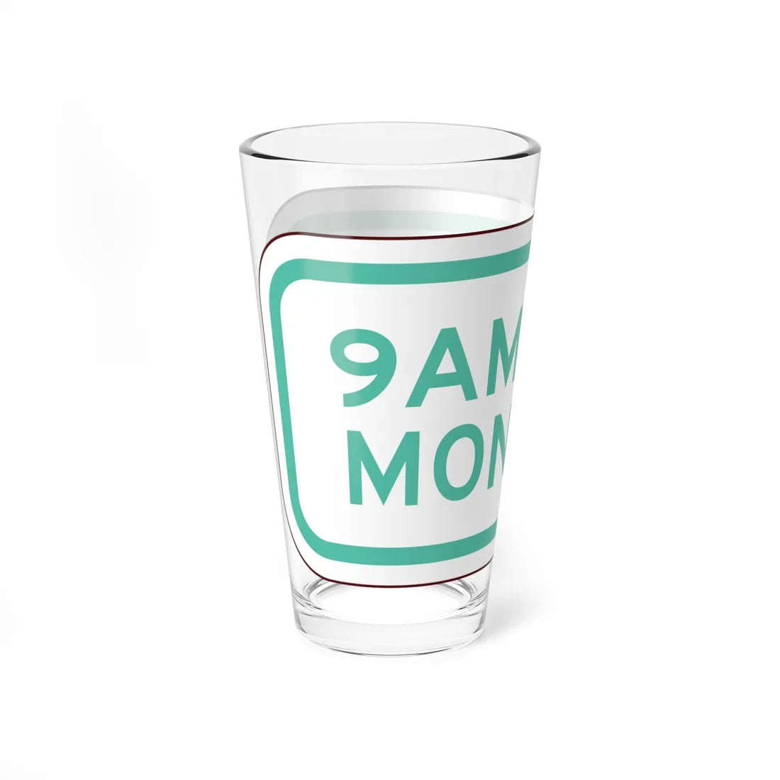 PBOT Road sign P4701 (Oregon) (Road Sign) Pint Glass 16oz - Go Mug Yourself