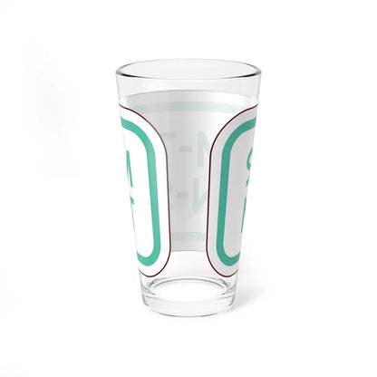 PBOT Road sign P4701 (Oregon) (Road Sign) Pint Glass 16oz - Go Mug Yourself