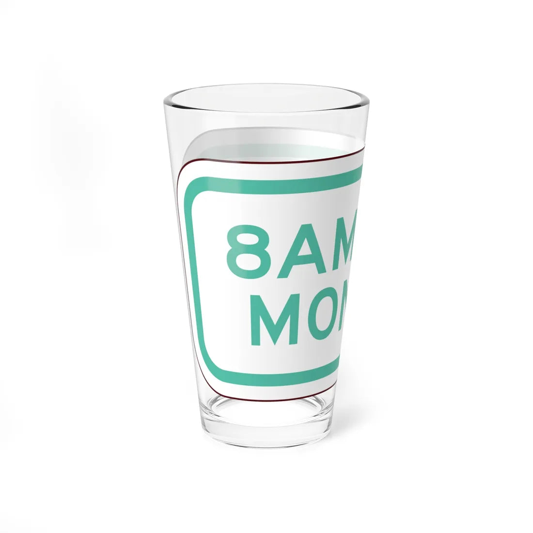 PBOT Road sign P4702 (Oregon) (Road Sign) Pint Glass 16oz - Go Mug Yourself