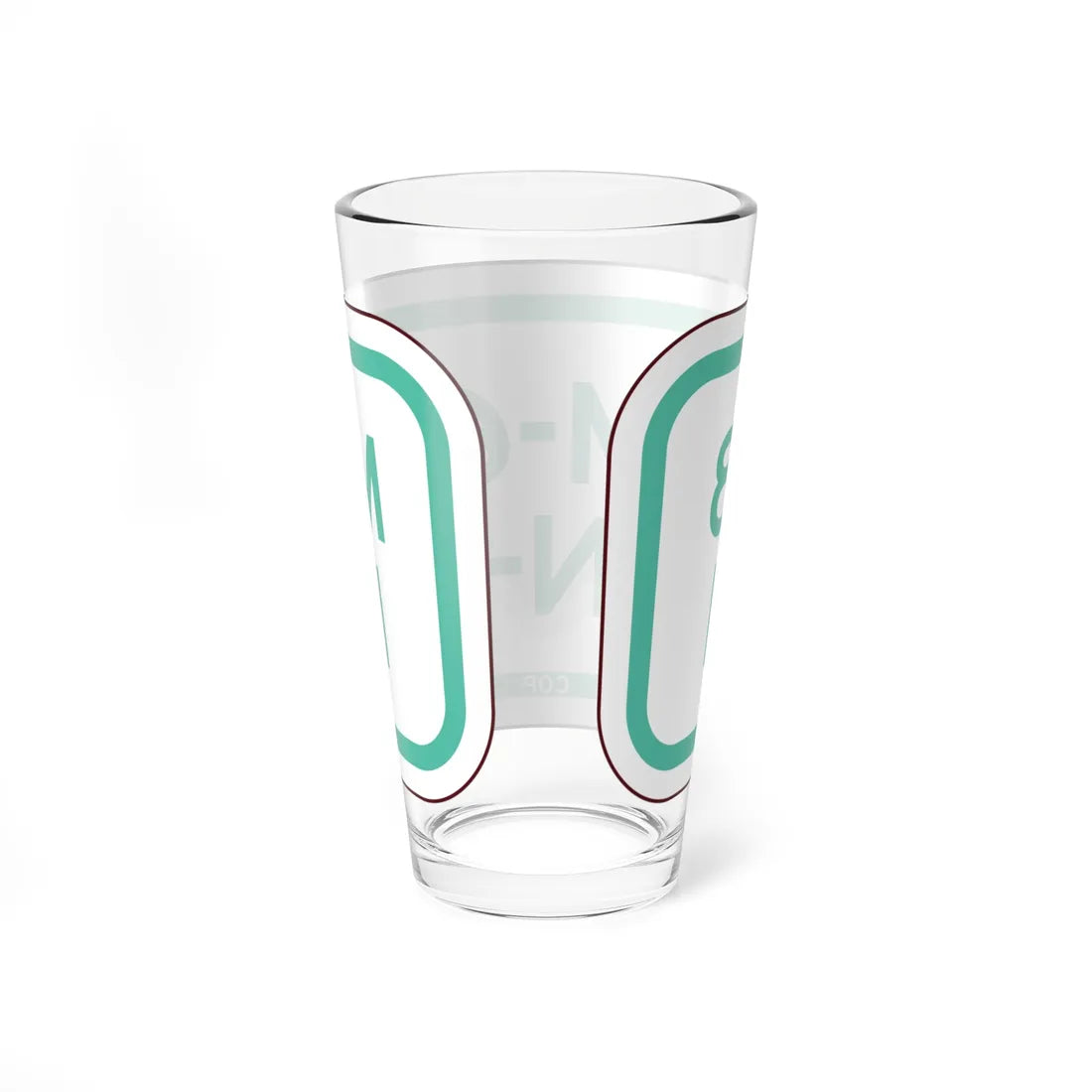 PBOT Road sign P4702 (Oregon) (Road Sign) Pint Glass 16oz - Go Mug Yourself