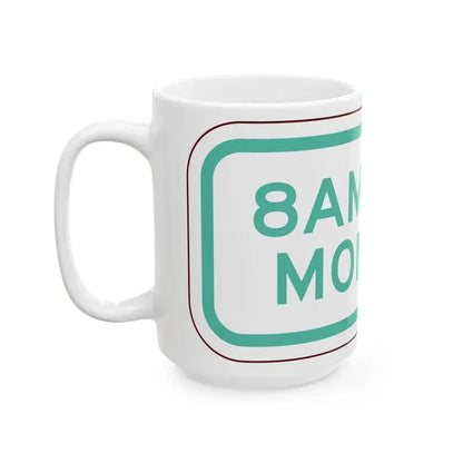 PBOT Road sign P4702 (Oregon) (Road Sign) White Coffee Mug - Go Mug Yourself