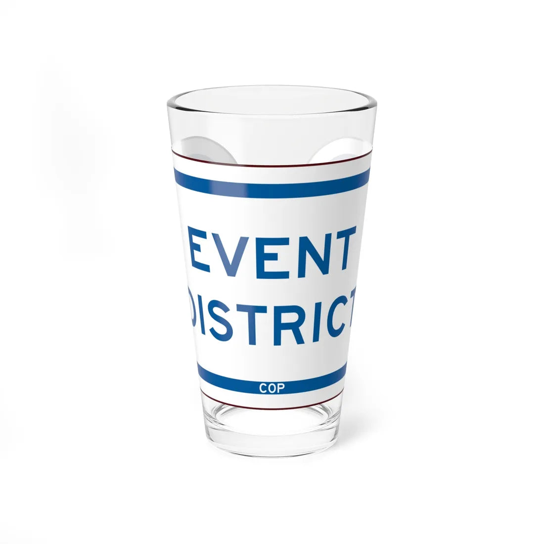 PBOT Road sign P4730 (Oregon) (Road Sign) Pint Glass 16oz 16oz - Go Mug Yourself