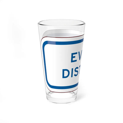 PBOT Road sign P4730 (Oregon) (Road Sign) Pint Glass 16oz - Go Mug Yourself