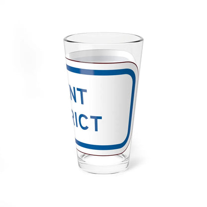 PBOT Road sign P4730 (Oregon) (Road Sign) Pint Glass 16oz - Go Mug Yourself