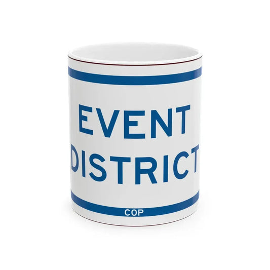 PBOT Road sign P4730 (Oregon) (Road Sign) White Coffee Mug 11oz - Go Mug Yourself