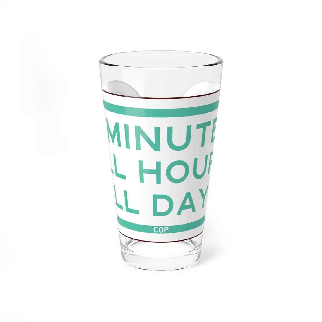 PBOT Road sign P4740 (Oregon) (Road Sign) Pint Glass 16oz 16oz - Go Mug Yourself