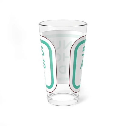 PBOT Road sign P4740 (Oregon) (Road Sign) Pint Glass 16oz - Go Mug Yourself