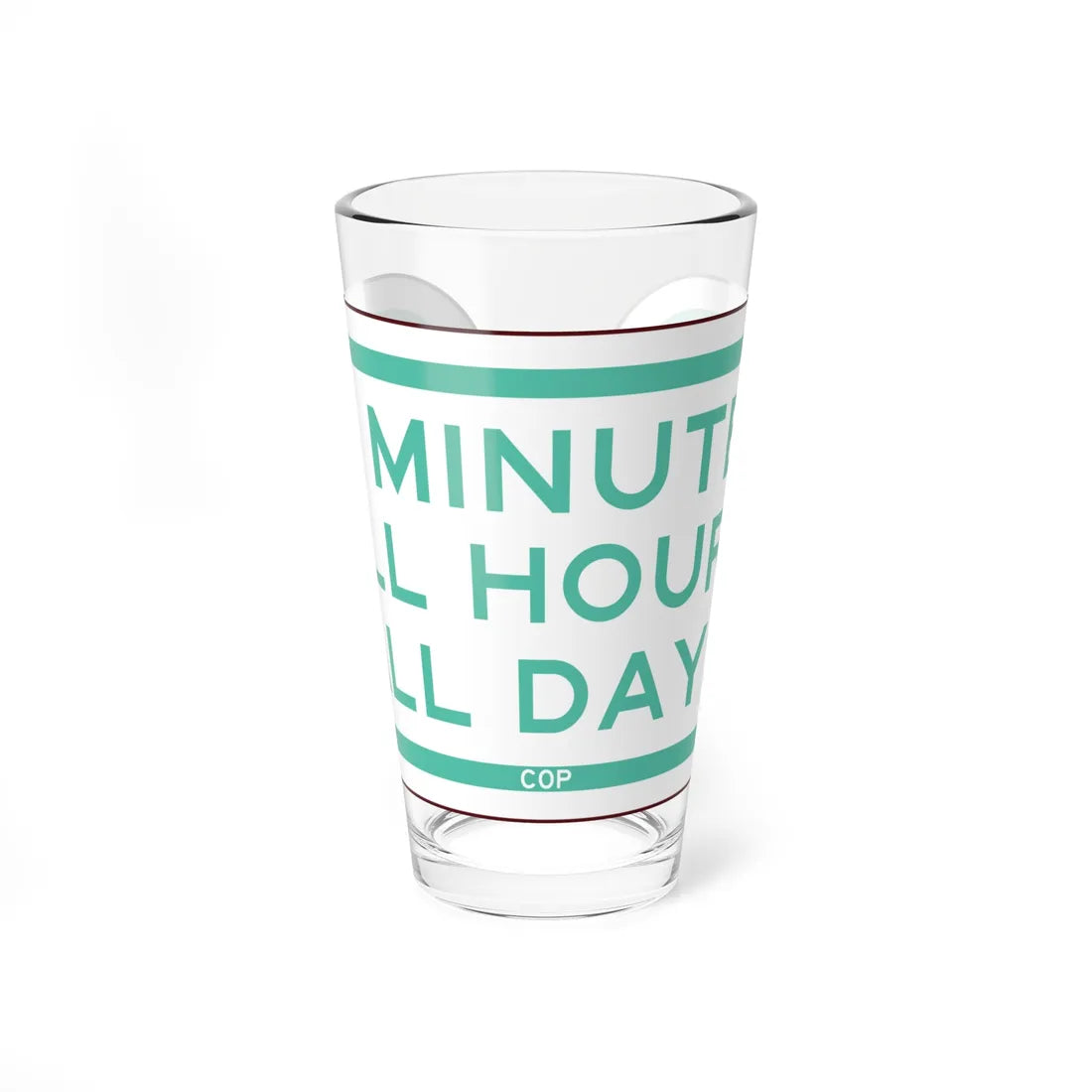 PBOT Road sign P4750 (Oregon) (Road Sign) Pint Glass 16oz 16oz - Go Mug Yourself