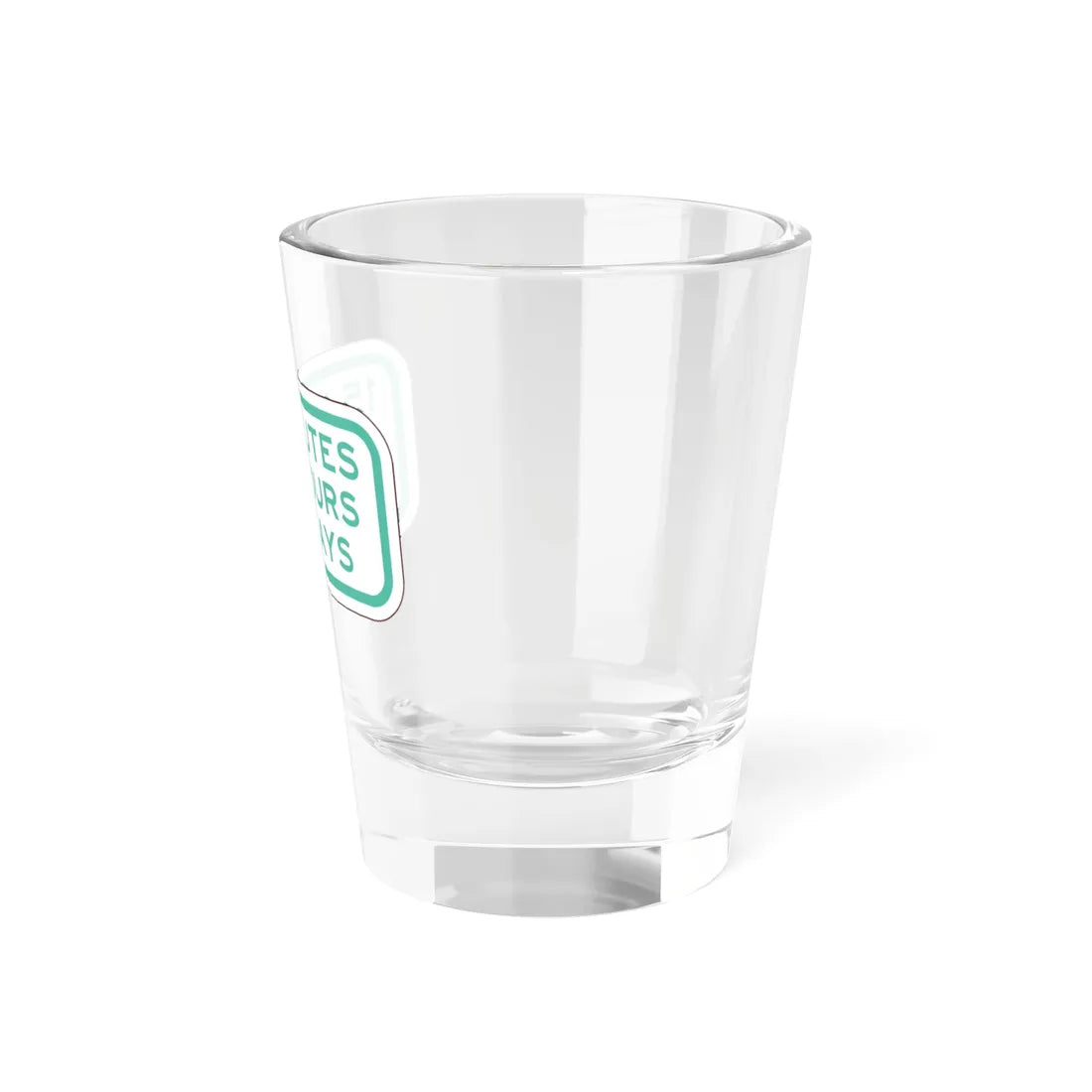 PBOT Road sign P4750 (Oregon) (Road Sign) Shot Glass 1.5oz - Go Mug Yourself