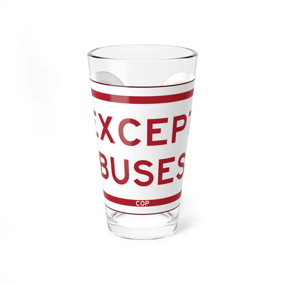 PBOT Road sign P4800 (Oregon) (Road Sign) Pint Glass 16oz 16oz - Go Mug Yourself