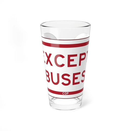 PBOT Road sign P4800 (Oregon) (Road Sign) Pint Glass 16oz 16oz - Go Mug Yourself