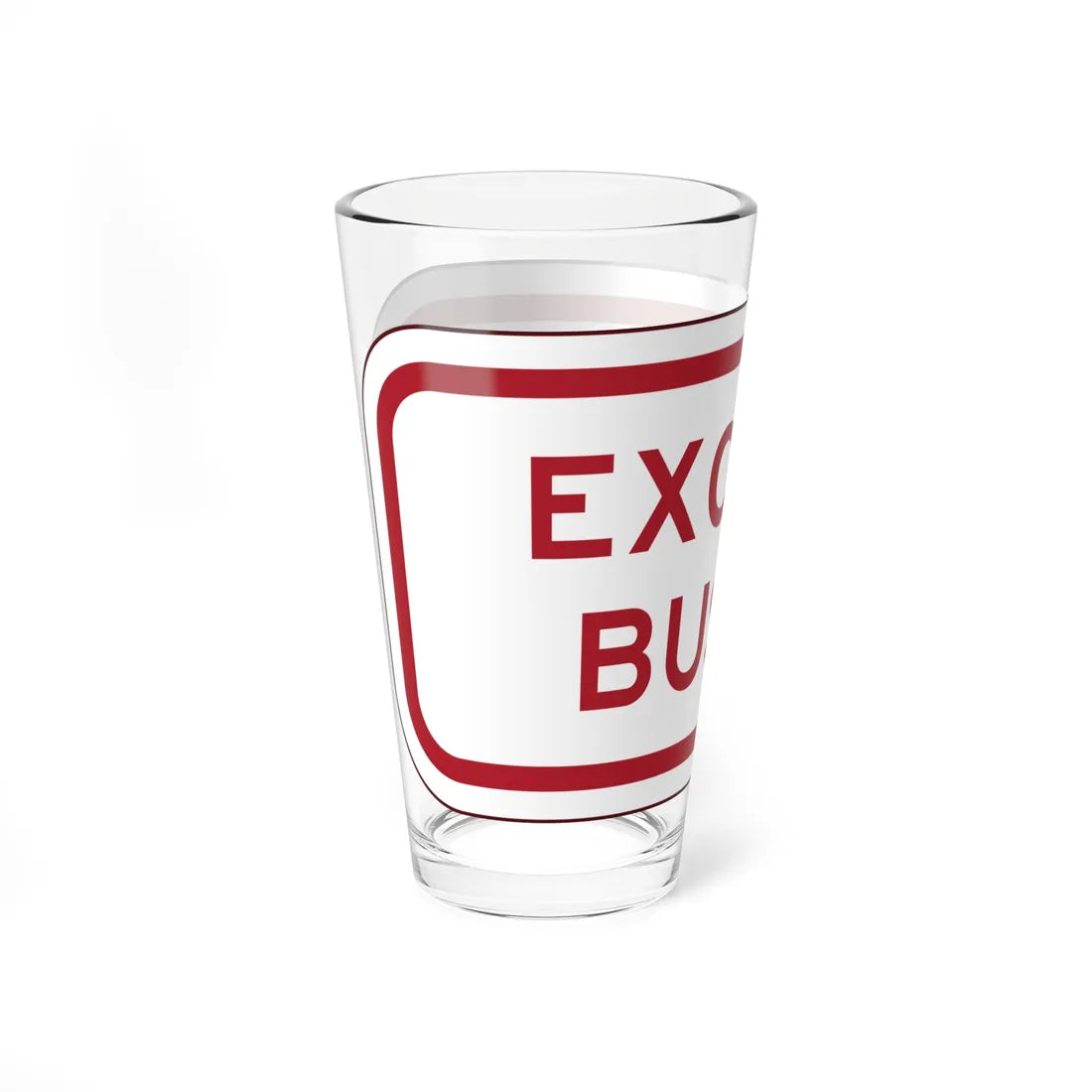 PBOT Road sign P4800 (Oregon) (Road Sign) Pint Glass 16oz - Go Mug Yourself