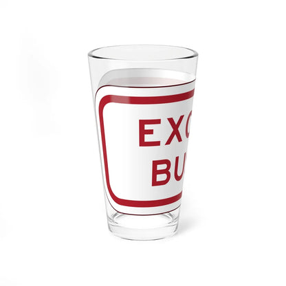 PBOT Road sign P4800 (Oregon) (Road Sign) Pint Glass 16oz - Go Mug Yourself