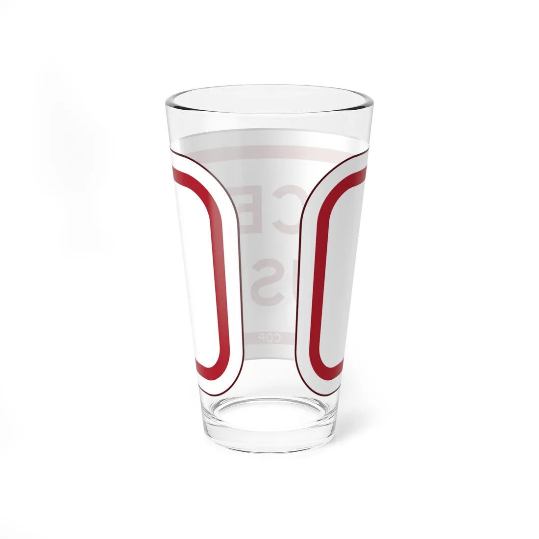 PBOT Road sign P4800 (Oregon) (Road Sign) Pint Glass 16oz - Go Mug Yourself