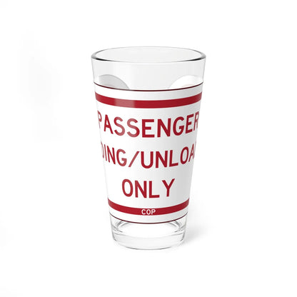 PBOT Road sign P4870 (Oregon) (Road Sign) Pint Glass 16oz 16oz - Go Mug Yourself