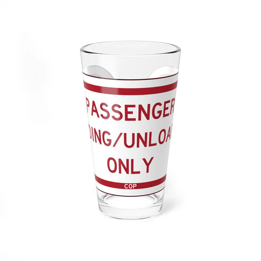 PBOT Road sign P4870 (Oregon) (Road Sign) Pint Glass 16oz 16oz - Go Mug Yourself