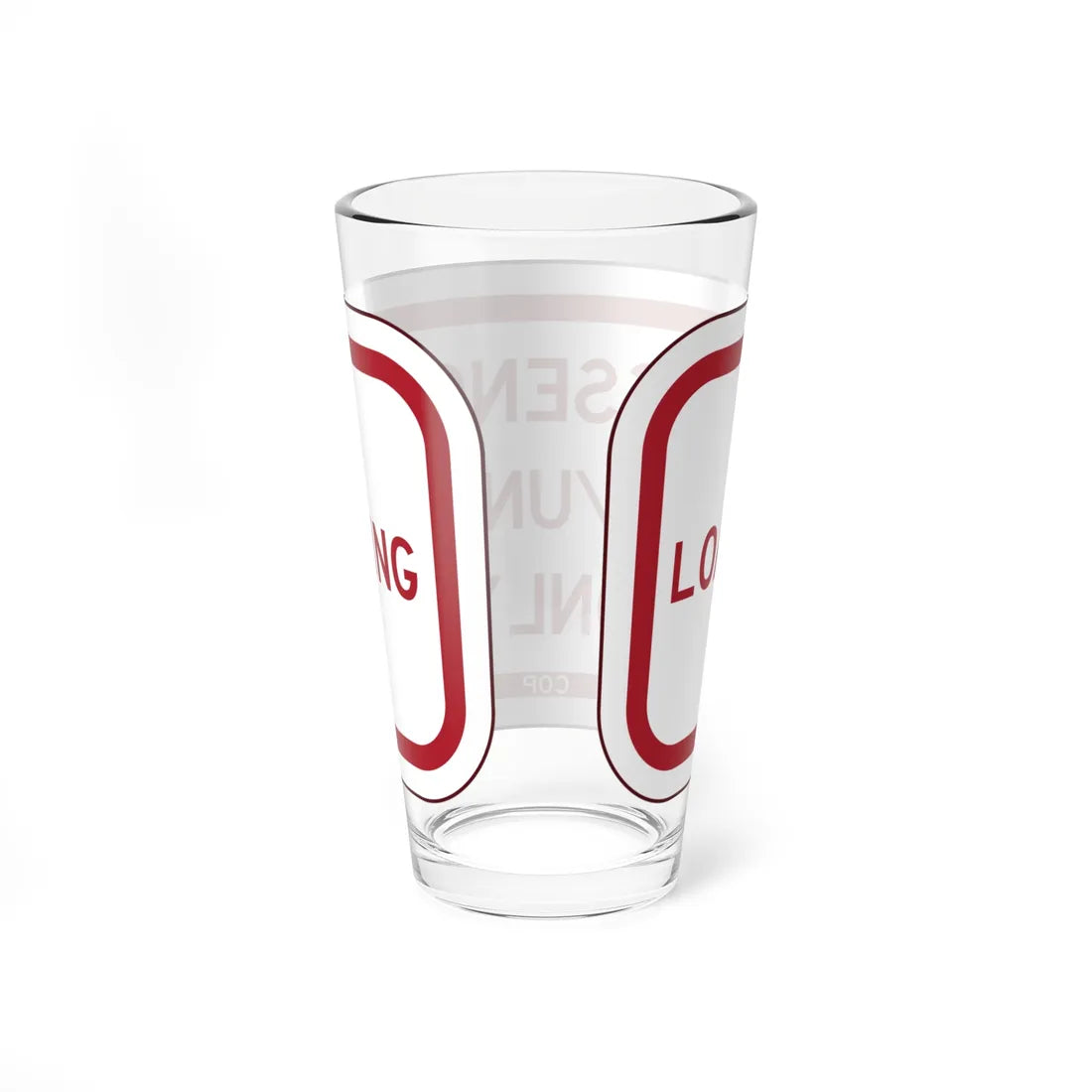 PBOT Road sign P4870 (Oregon) (Road Sign) Pint Glass 16oz - Go Mug Yourself