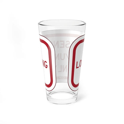 PBOT Road sign P4870 (Oregon) (Road Sign) Pint Glass 16oz - Go Mug Yourself