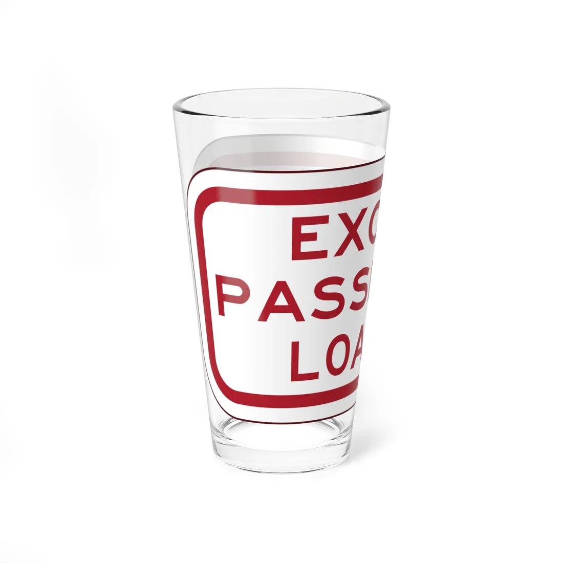 PBOT Road sign P4880 (Oregon) (Road Sign) Pint Glass 16oz - Go Mug Yourself