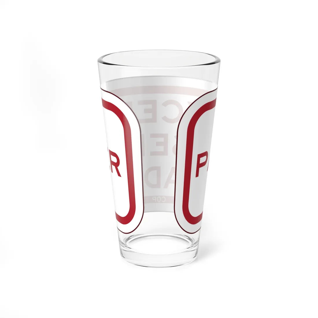 PBOT Road sign P4880 (Oregon) (Road Sign) Pint Glass 16oz - Go Mug Yourself