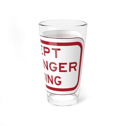 PBOT Road sign P4880 (Oregon) (Road Sign) Pint Glass 16oz - Go Mug Yourself