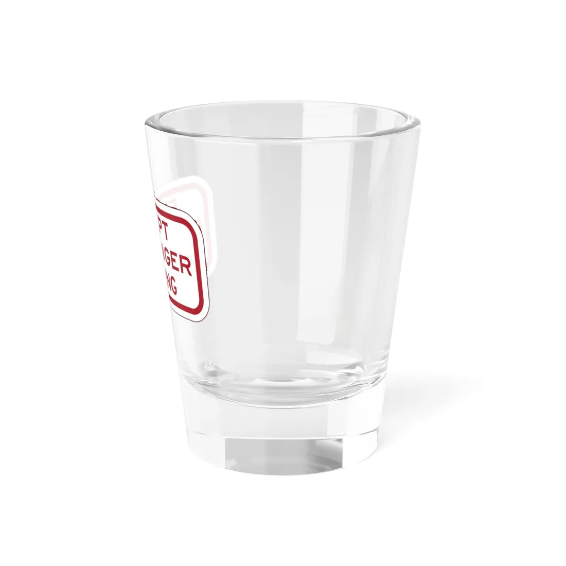 PBOT Road sign P4880 (Oregon) (Road Sign) Shot Glass 1.5oz - Go Mug Yourself