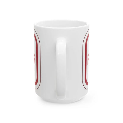 PBOT Road sign P4880 (Oregon) (Road Sign) White Coffee Mug - Go Mug Yourself