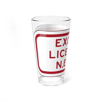 PBOT Road sign P4890 (Oregon) (Road Sign) Pint Glass 16oz - Go Mug Yourself