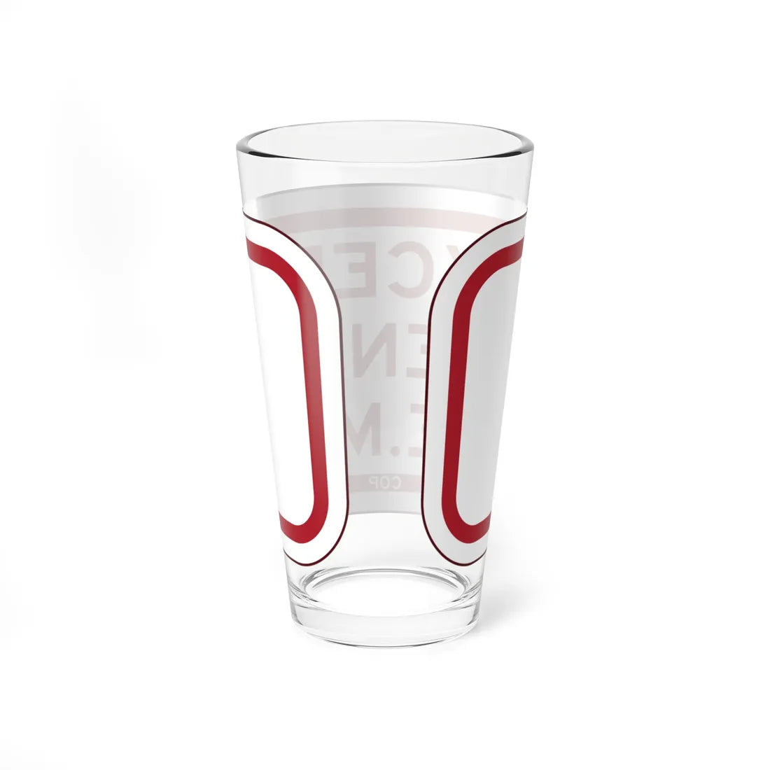 PBOT Road sign P4890 (Oregon) (Road Sign) Pint Glass 16oz - Go Mug Yourself