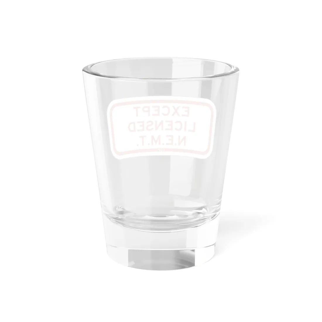 PBOT Road sign P4890 (Oregon) (Road Sign) Shot Glass 1.5oz - Go Mug Yourself