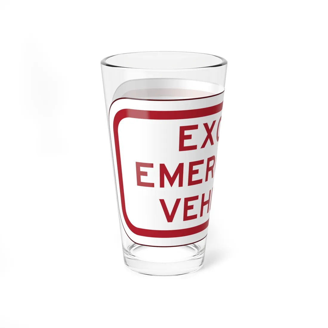 PBOT Road sign P4895 (Oregon) (Road Sign) Pint Glass 16oz - Go Mug Yourself