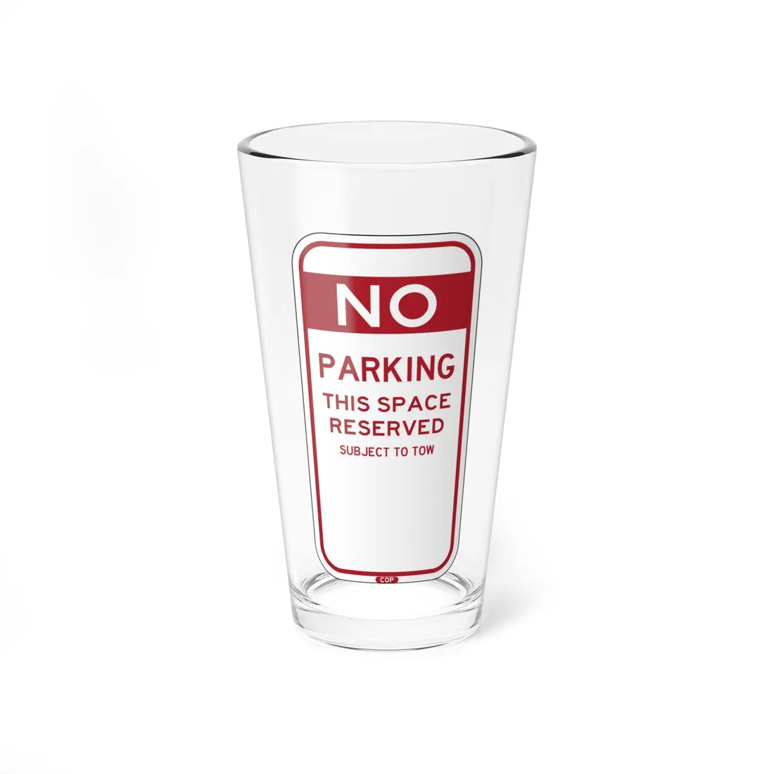 PBOT Road sign P6070 (Oregon) (Road Sign) Pint Glass 16oz - Go Mug Yourself