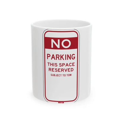 PBOT Road sign P6070 (Oregon) (Road Sign) White Coffee Mug 11oz - Go Mug Yourself