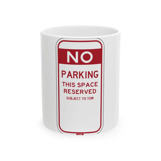 PBOT Road sign P6070 (Oregon) (Road Sign) White Coffee Mug 11oz - Go Mug Yourself