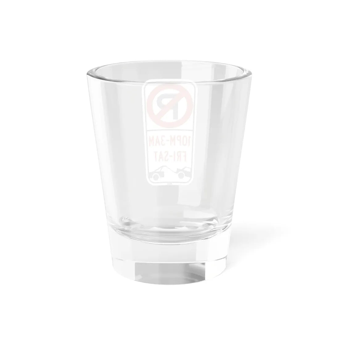 PBOT Road sign P6090 (Oregon) (Road Sign) Shot Glass 1.5oz - Go Mug Yourself