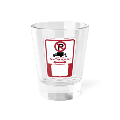 PBOT Road sign P6100 (Oregon) (Road Sign) Shot Glass 1.5oz 1.5oz - Go Mug Yourself
