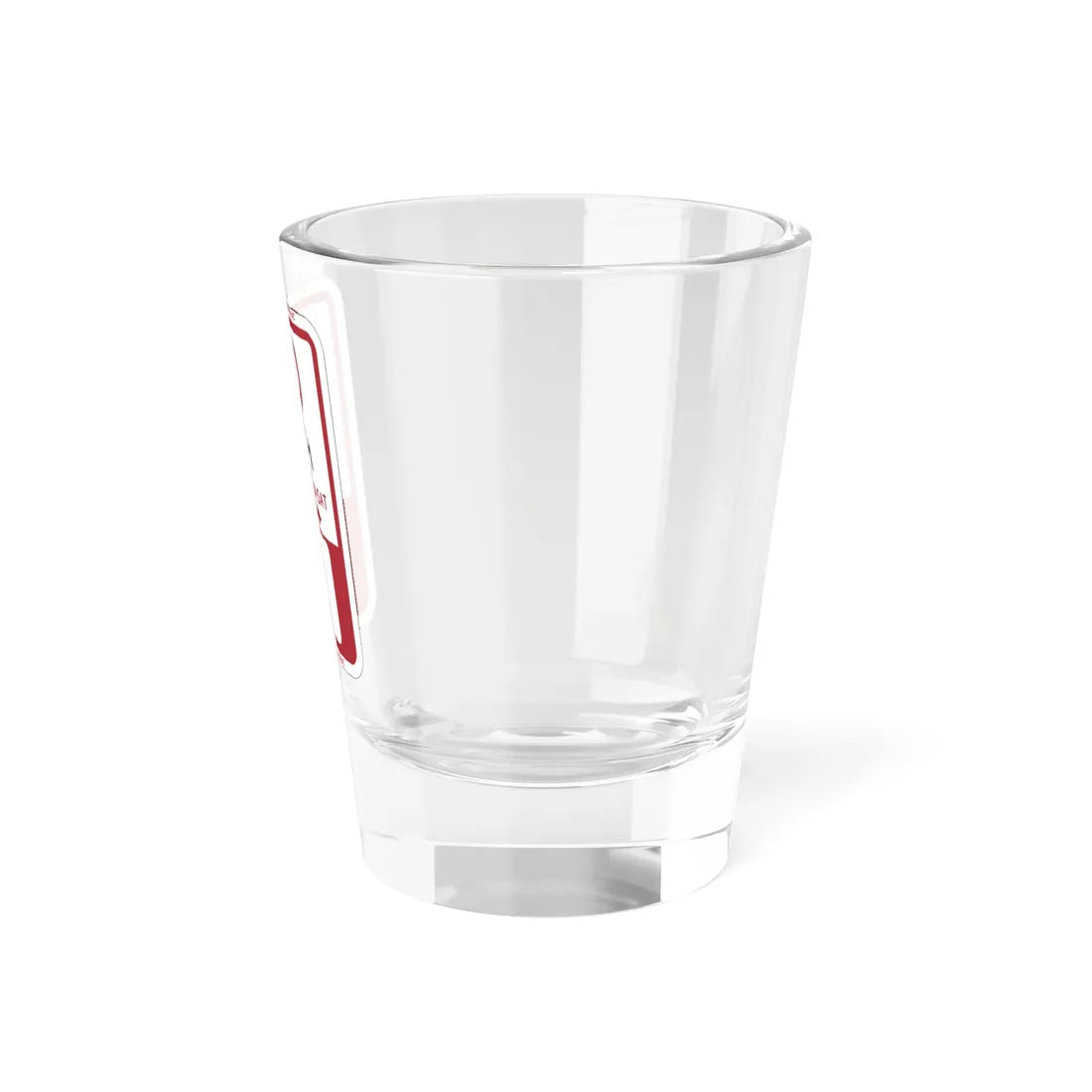 PBOT Road sign P6100 (Oregon) (Road Sign) Shot Glass 1.5oz - Go Mug Yourself