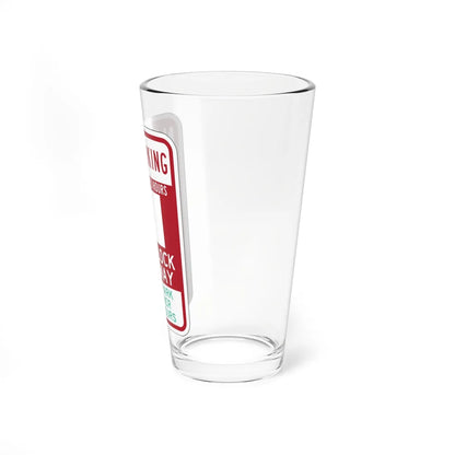 PBOT Road sign P6110 (Oregon) (Road Sign) Pint Glass 16oz - Go Mug Yourself