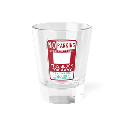 PBOT Road sign P6110 (Oregon) (Road Sign) Shot Glass 1.5oz 1.5oz - Go Mug Yourself