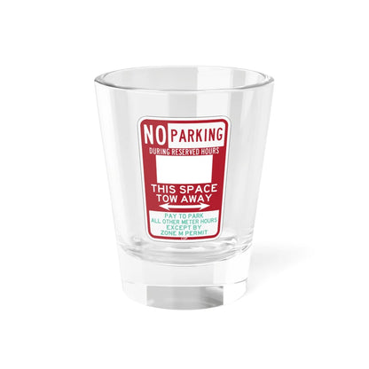 PBOT Road sign P6112 (Oregon) (Road Sign) Shot Glass 1.5oz 1.5oz - Go Mug Yourself