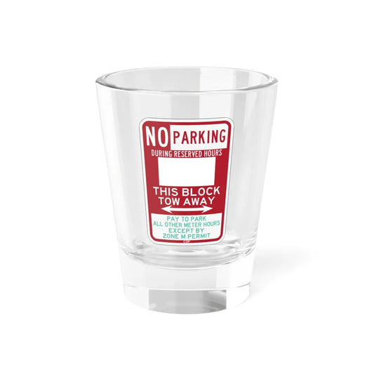 PBOT Road sign P6113 (Oregon) (Road Sign) Shot Glass 1.5oz 1.5oz - Go Mug Yourself