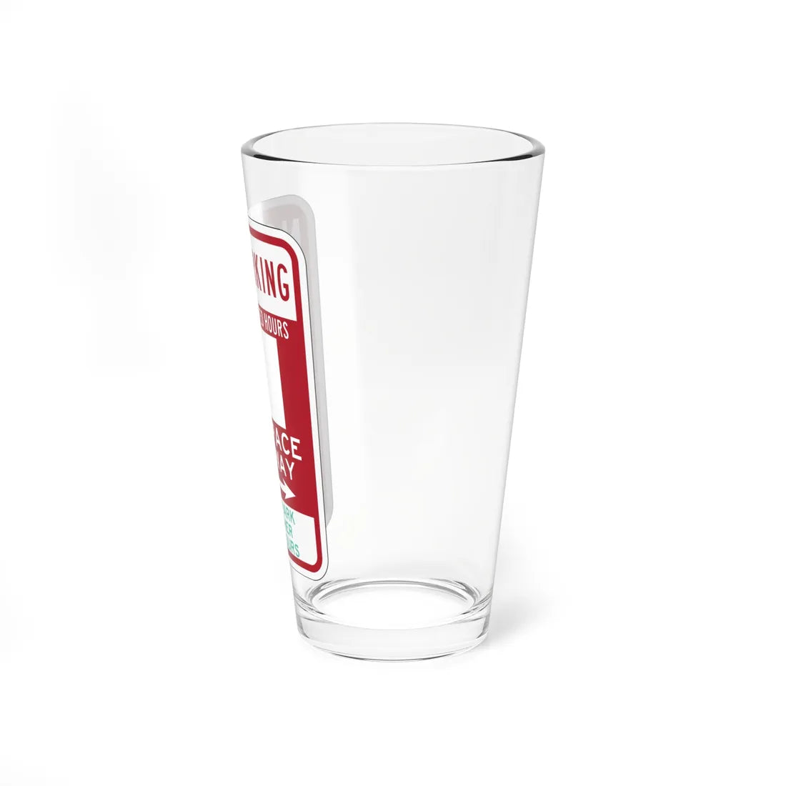 PBOT Road sign P6115 (Oregon) (Road Sign) Pint Glass 16oz - Go Mug Yourself