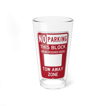 PBOT Road sign P6130 (Oregon) (Road Sign) Pint Glass 16oz - Go Mug Yourself