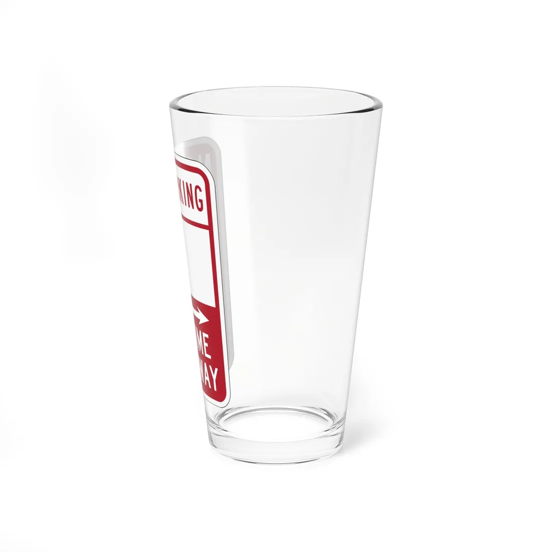 PBOT Road sign P6150 (Oregon) (Road Sign) Pint Glass 16oz - Go Mug Yourself