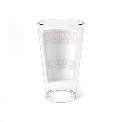 PBOT Road sign P6210 (Oregon) (Road Sign) Pint Glass 16oz - Go Mug Yourself