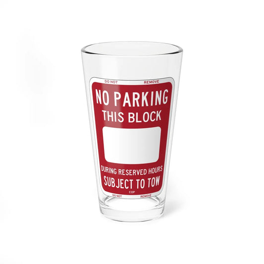 PBOT Road sign P6230 (Oregon) (Road Sign) Pint Glass 16oz 16oz - Go Mug Yourself