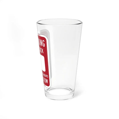 PBOT Road sign P6230 (Oregon) (Road Sign) Pint Glass 16oz - Go Mug Yourself