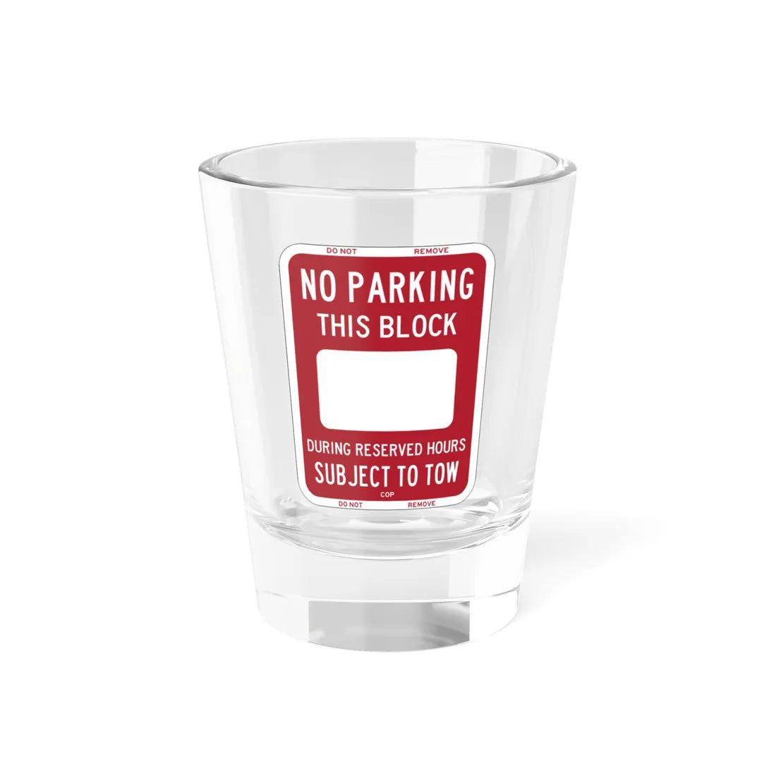 PBOT Road sign P6230 (Oregon) (Road Sign) Shot Glass 1.5oz 1.5oz - Go Mug Yourself